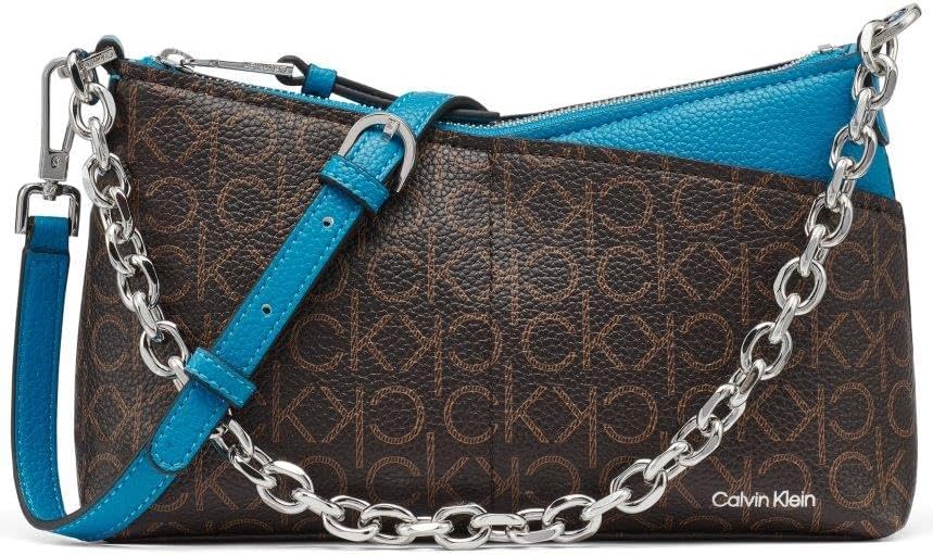 Calvin Klein Zoe Top Zip Chain Crossbody