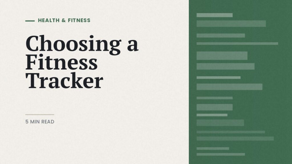 How to choose a fitness tracker: editorial cover on fitness tracker buying
