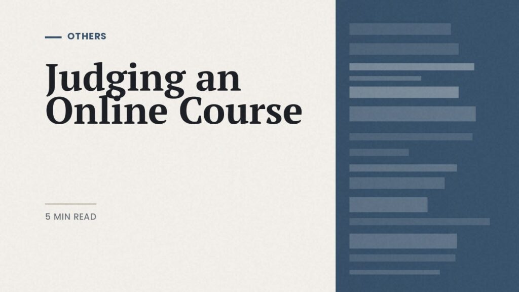 How to judge an online course: editorial cover on curriculum, instructor and refunds